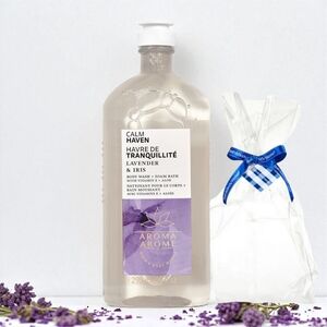 Bath & Body Works Calm Haven Lavender Body Wash & Gift Bag